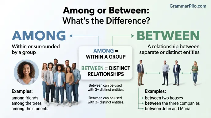Among or Between