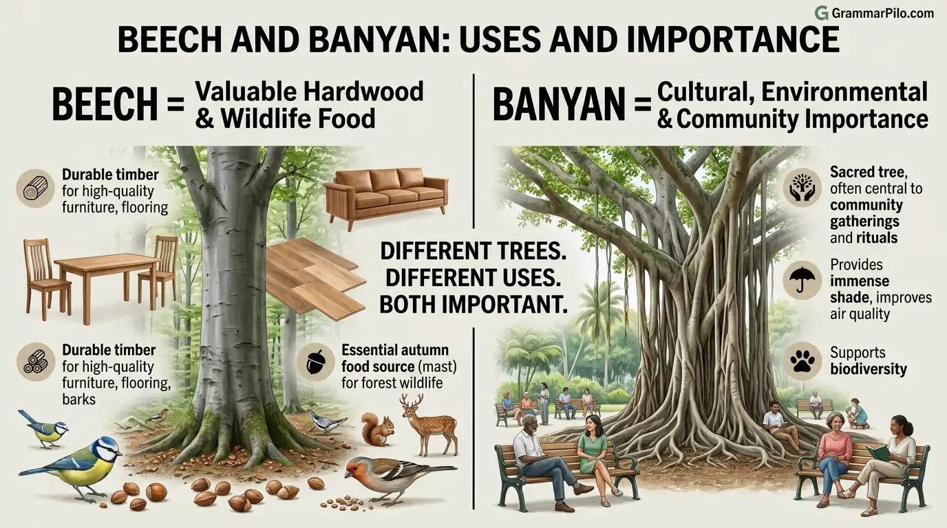 Beech and Banyan: Uses and Importance