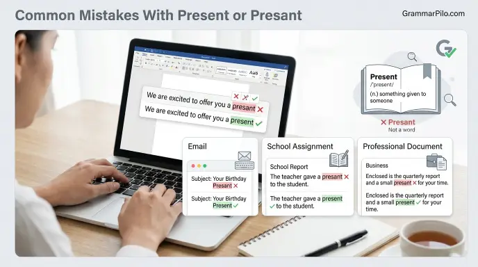 Common Mistakes With Present or Presant