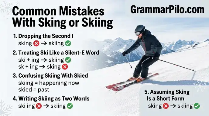 Common Mistakes With Sking or Skiing