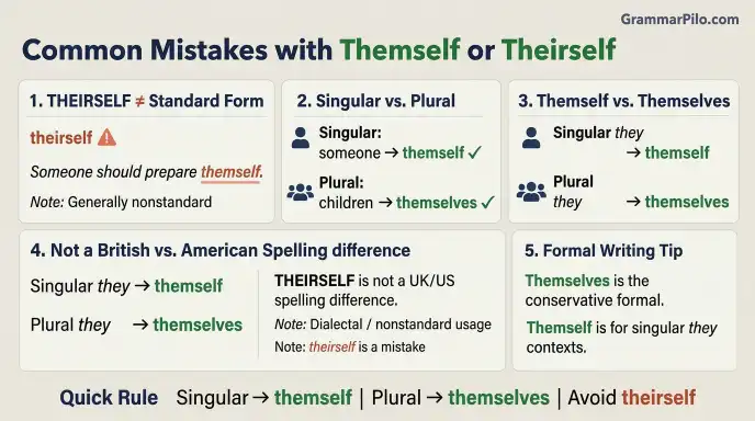 Common Mistakes with Themself or Theirself