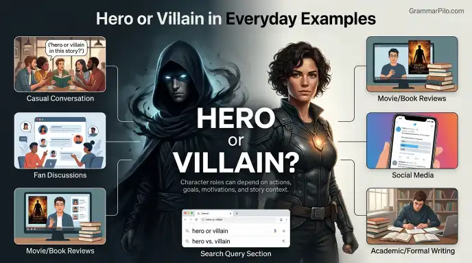 Hero or Villain in Everyday Examples