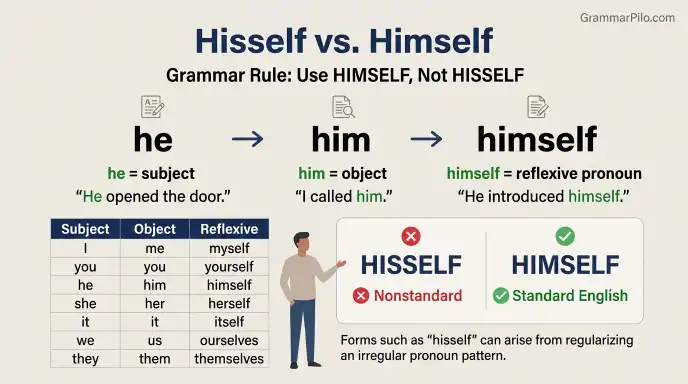 Hisself vs. Himself: Grammar Rule