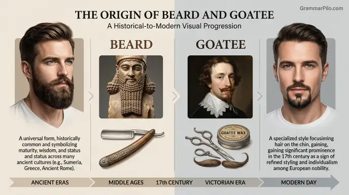 The Origin of Beard and Goatee