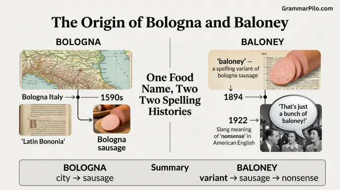 The Origin of Bologna and Baloney