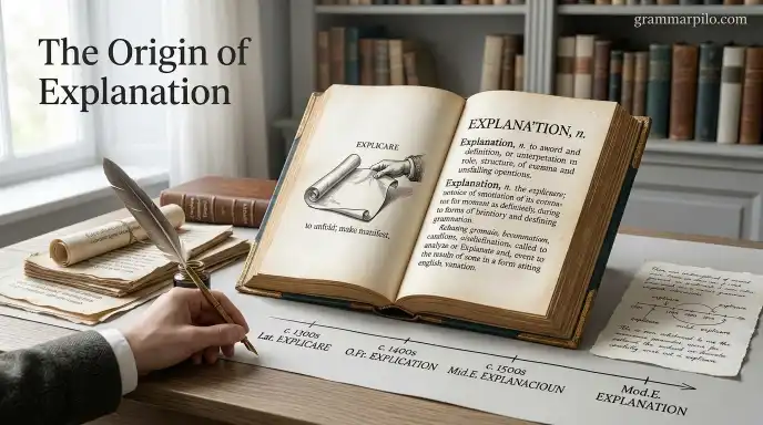 The origin of Explanation