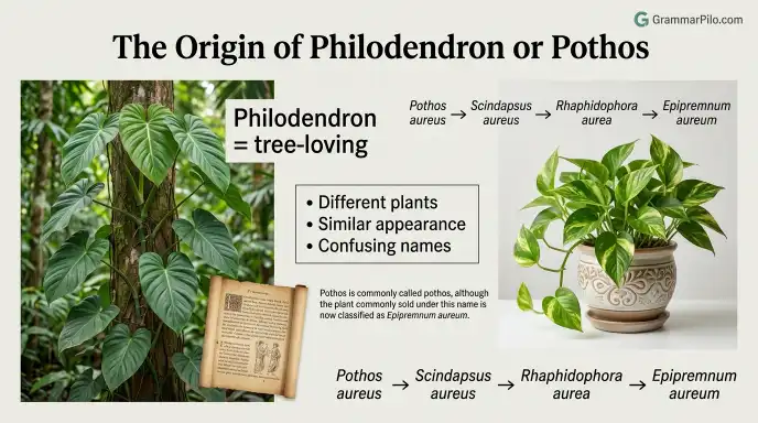 The Origin of Philodendron or Pothos