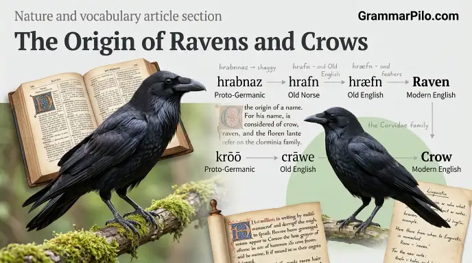 The Origin of Ravens and Crows