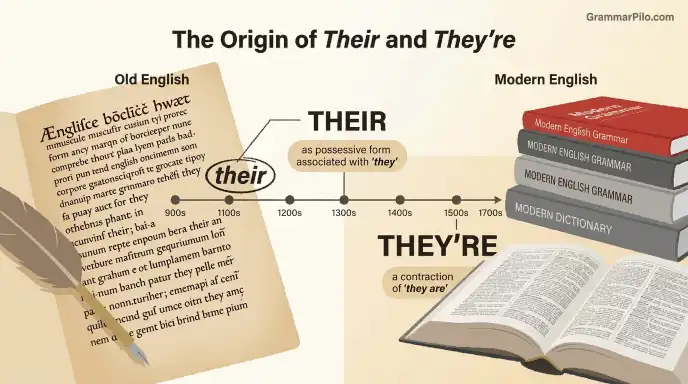 The Origin of Their and They’re