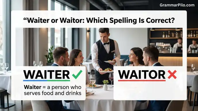 waiter or waitor