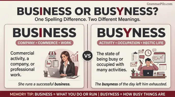 business or busyness