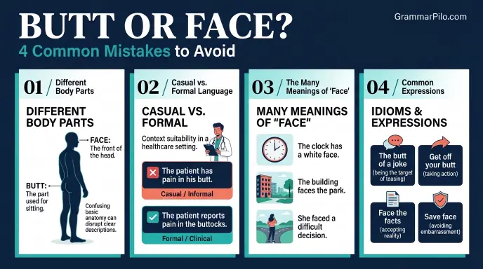 Common Mistakes When Comparing Butt and Face