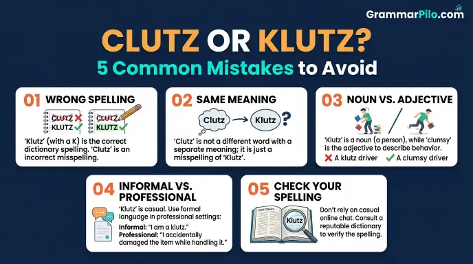 Common Mistakes When Using Clutz or Klutz