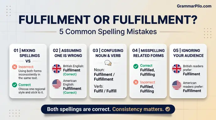 Common Mistakes When Using Fulfilment or Fulfillment