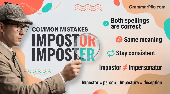 Common Mistakes When Using Impostor and Imposter
