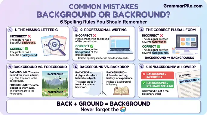 Common Mistakes With Background or Backround