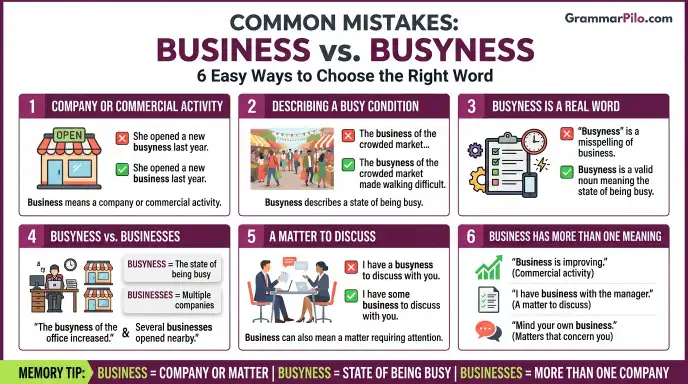 Common Mistakes With Busyness and Business