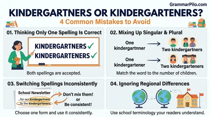 Common Mistakes With Kindergartners and Kindergarteners