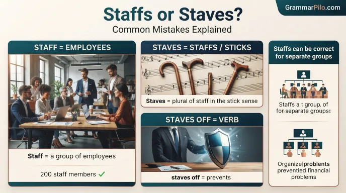 Common Mistakes With Staffs or Staves