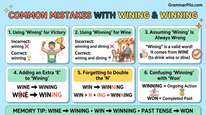 Common Mistakes With Wining and Winning