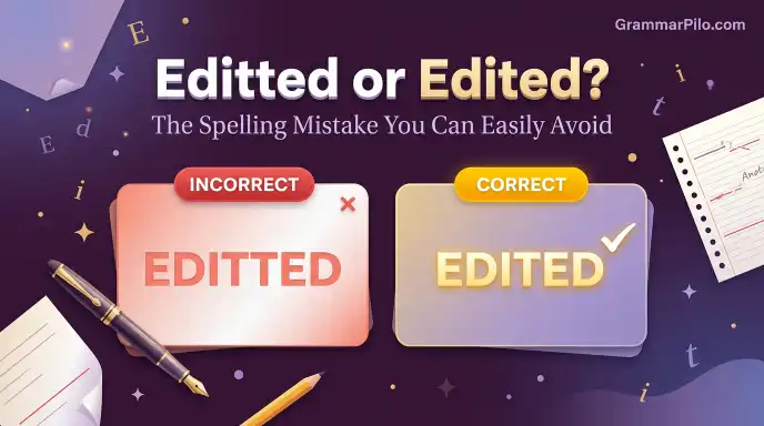Editted or editted