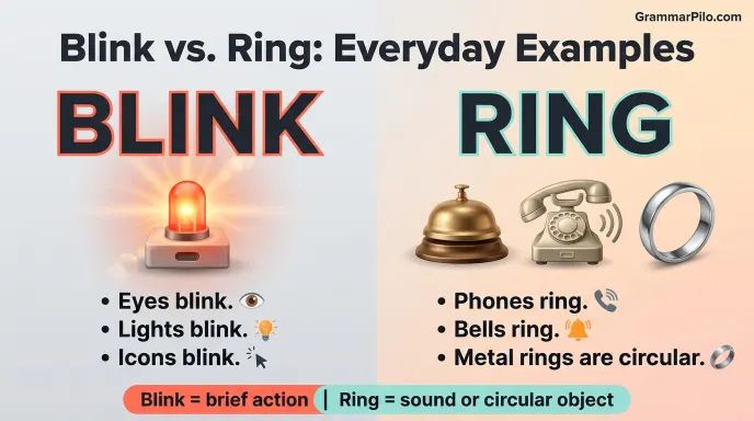 Everyday Examples of Blink and Ring