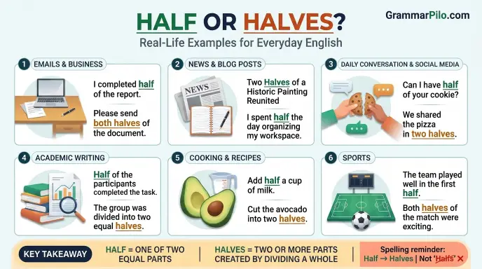 Everyday Examples of Half and Halves