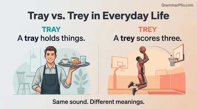 Everyday Examples of Tray and Trey