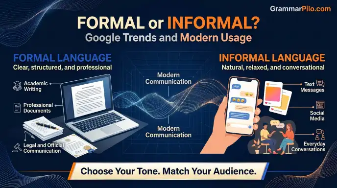 Formal or Informal: Google Trends and Modern Usage