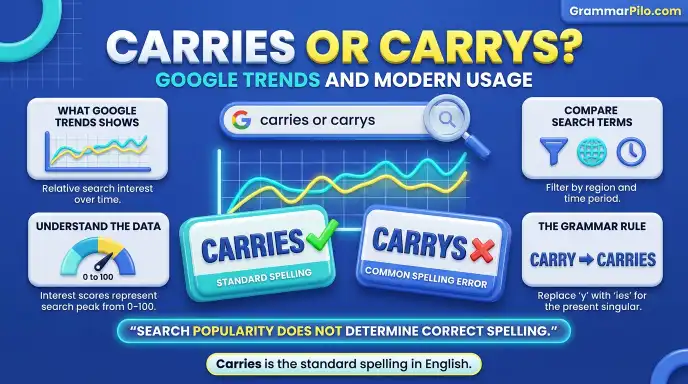 Google Trends and Modern Usage: Carries or Carrys