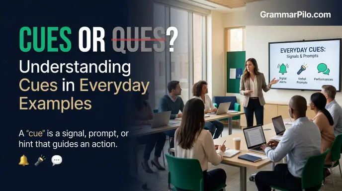 How to Use Cues in Everyday Examples