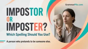 impostor or imposter