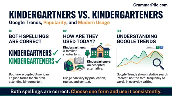 Kindergartners vs. Kindergarteners: Google Trends and Modern Usage