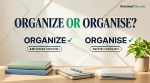 Organize or organise