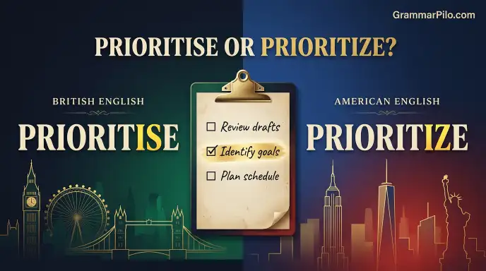 prioritise or prioritize