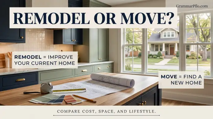 Remodel or move