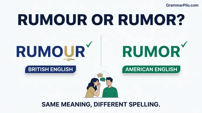 rumour or rumor