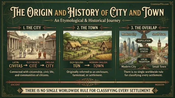 The Origin and History of City and Town