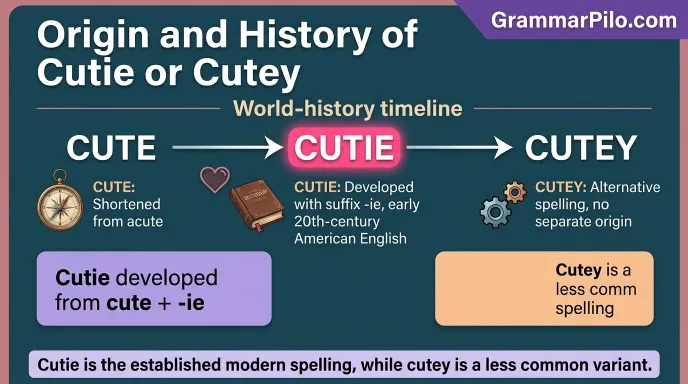 The Origin and History of Cutie and Cutey