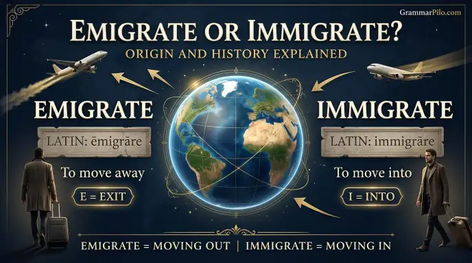 The Origin and History of immigrate and emigrate