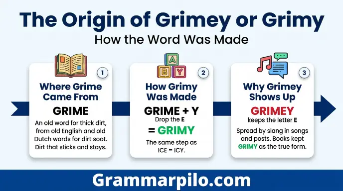 The Origin of Grimey or Grimy