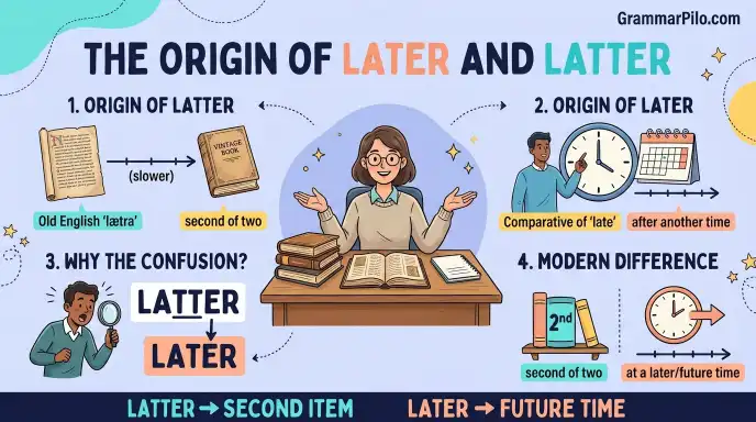 The Origin of Later and Latter