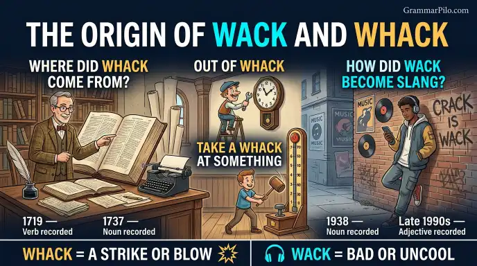The Origin of Wack and Whack
