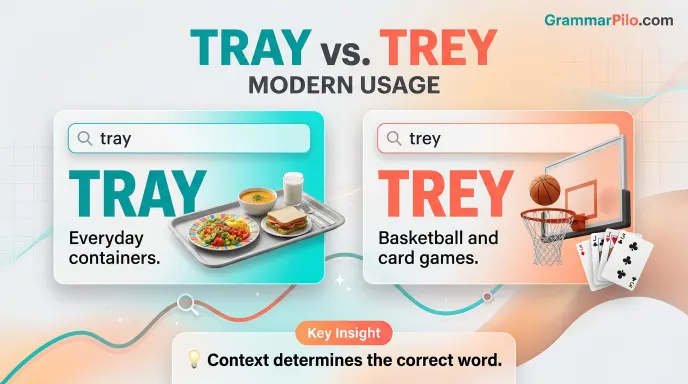 Tray and Trey: Google Trends and Modern Usage