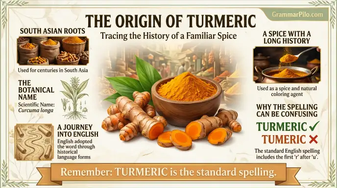 Turmeric and Tumeric in Everyday Examples