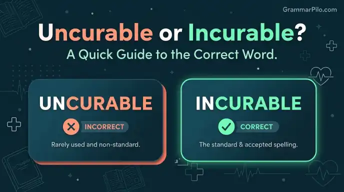uncurable or incurable