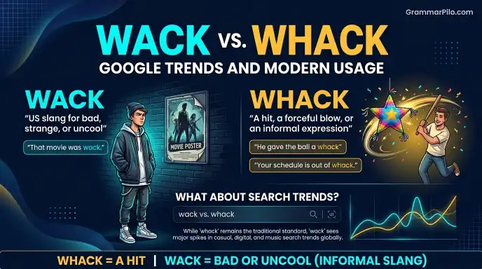 Wack vs. Whack: Google Trends and Modern Usage
