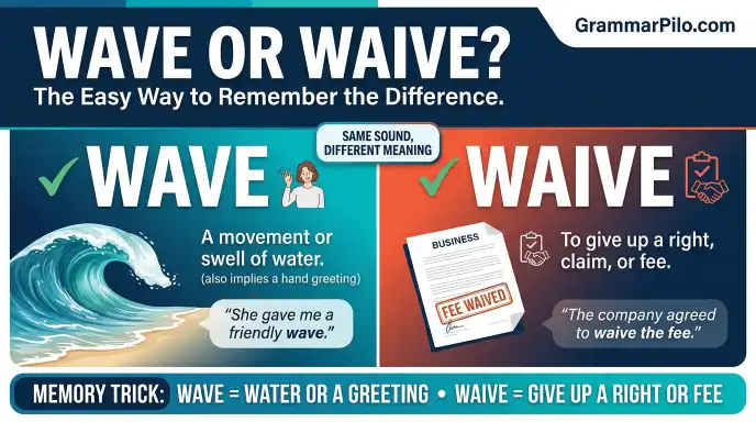 Wave or waive