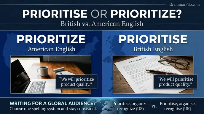 Which Spelling Should You Use: Prioritise or Prioritize?