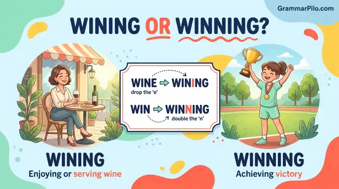 Wining or winning
